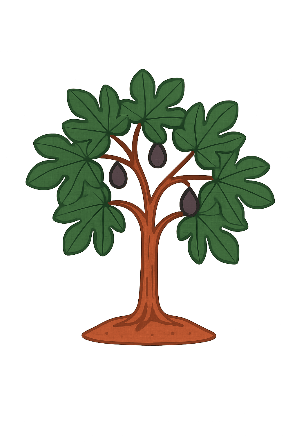 Signature Plan Fig Tree Icon